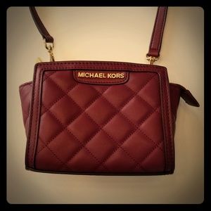 Michael Kors Mini Selma Crossbody Quilted Leather